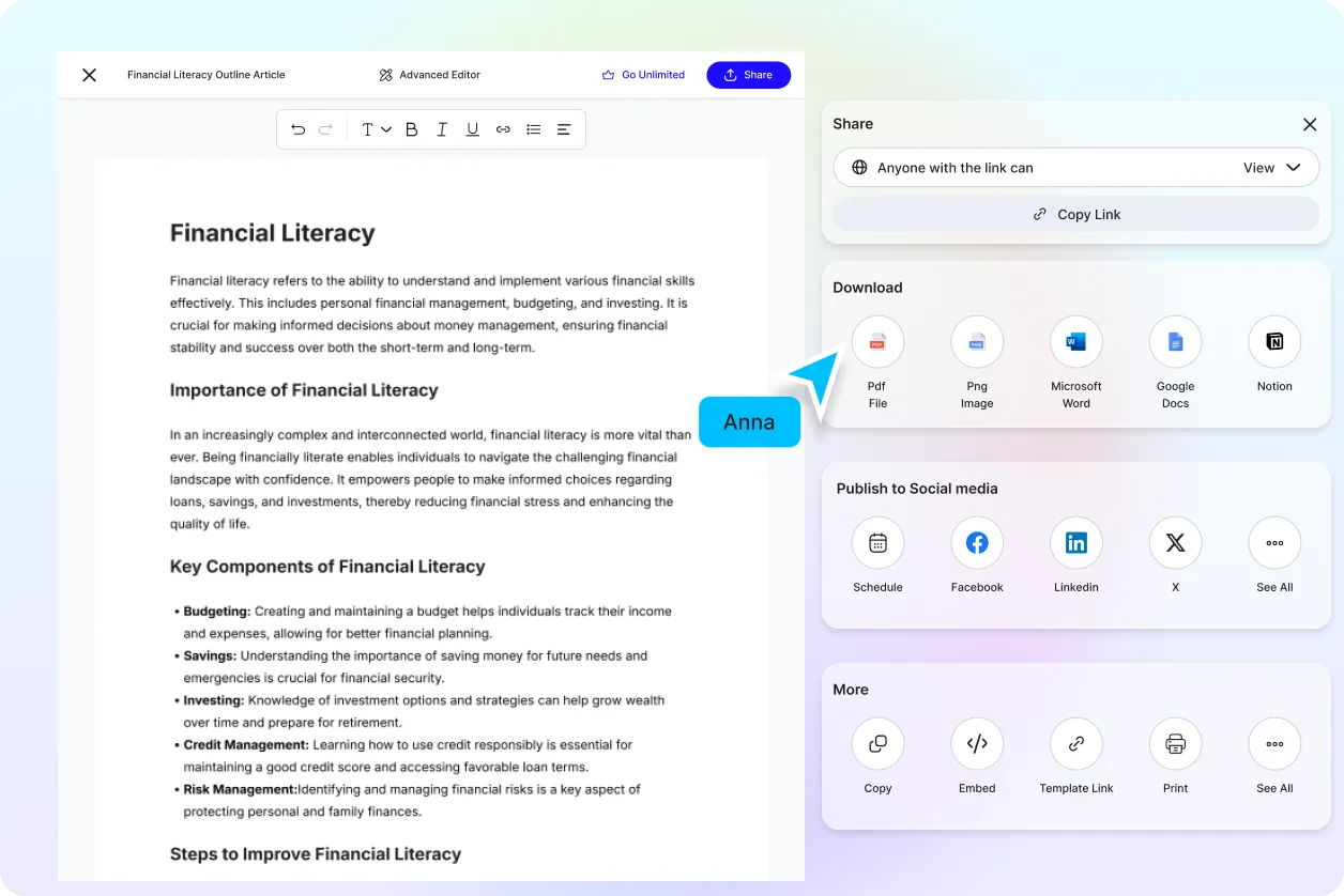 Free AI Article Outline Generator, Online Article Outline Maker